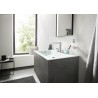 Hansgrohe Finoris 3-otvorová umývadlová batéria 160 s výpusťou Push-Open matná biela, 76034700