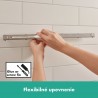 Hansgrohe WallStoris balíček: ručná sprcha 105 3jet EcoSmart Activation, tyč 70 cm, matná čierna 24291670