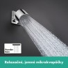 HANSGROHE Pulsify horná sprcha EcoSmart 105 1jet Green chróm, 24132000