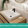 Hansgrohe Vernis Blend páková umývadlová batéria 70 s odtokovou súpravou s tiahlom, EcoSmart, matná čierna, 71550670