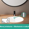 Hansgrohe Vernis Blend páková umývadlová batéria 100 s odtokovou súpravou s tiahlom, EcoSmart, matná čierna, 71551670