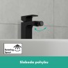 Hansgrohe Vernis Shape bidetová s odtokovou súpravou a tiahlom, EcoSmart, matná čierna, 71211670