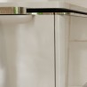 Hansgrohe Xelu Q skrinka pod zápustné umývadlo na dosku 1560 x 550 mm s 2 zásuvkami, biela s vysokým leskom, rukoväť chróm, 540