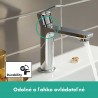 Hansgrohe Rebris E umývadlová batéria 110, s bidetovou spŕškou, chróm 72216000