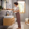 Hansgrohe Rebris E umývadlová batéria 210, s výpusťou a otočným výtokom, matná čierna 72576670