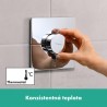 HANSGROHE ShowerSelect Comfort E batéria sprchová podomietková termostatická pre 1 spotrebič chróm 15575000