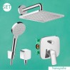 Hansgrohe Crometta E sprchový systém 240 1jet s pákovou batériou chróm, 27957000SET