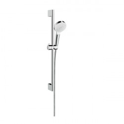 Hansgrohe Crometta sprchový set 1jet EcoSmart 9 l/min s tyčou 0,65m biela/chróm 26535400