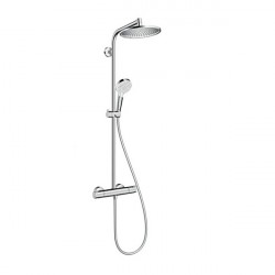 Hansgrohe Crometta sprchový systém S 240 1jet EcoSmart Showerpipe s termostatom chróm 27268000