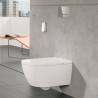 VILLEROY & BOCH ViClean-l100 závesná WC misa s bidetovým sedátkom, biela s CeramicPlus V0E100R1