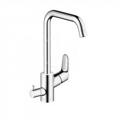 Hansgrohe Focus M41 páková drezová batéria 260 s uzatváracím ventilom, chróm 31823000