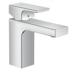 Hansgrohe Vernis Shape umývadlová batéria 100 s odtokovou súpravou s tiahlom, EcoSmart, chróm, 71561000