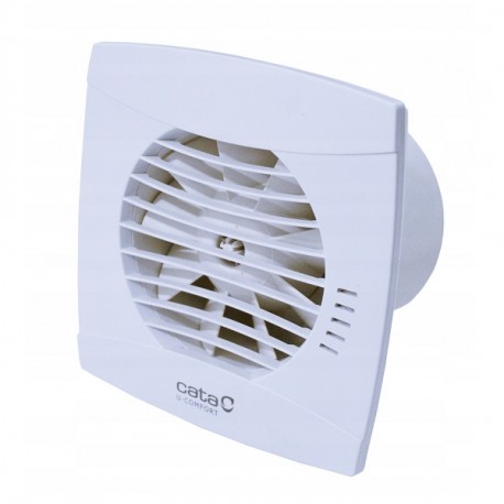 CATA U-COMFORT kúpeľňový ventilátor UC-10 TH,s časovačom a vlhkomerom, so spätnou klapkou, biely 01200200