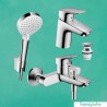 Hansgrohe Logis SET 3v1 sada pre vaňu a umývadlo chróm, 71400000+26694400+71077000