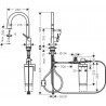 HANSGROHE Aqittura batéria drezová FilterSystem 210 1jet + štartovacia sada chróm 76801000