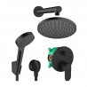 Hansgrohe Vernis Blend - Sprchový set 200 s batériou pod omietku, čierna 27911670