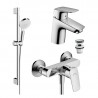 Hansgrohe Logis SET 3v1 sada pre sprchu a umývadlo, chróm, 71600000+26534400+71077000