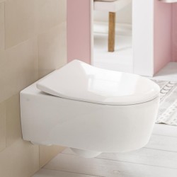 VILLEROY & BOCH Avento 37 x 53 cm misa WC závesná s DirectFlush so sedátkom Slim SoftClosing Ceramic Plus 5656RSR1