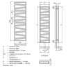 ZEHNDER Kazeane radiátor pre teplovovod/kombi prevádzku 1930 x 600 mm biela RK-190-060