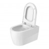 DURAVIT ME by Starck 37 x 57 cm Rimless Durafix závesná WC misa, hlboké splachovanie, biela 2529090000