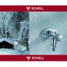 SCHELL nezámrzný ventil POLAR II Set matný chróm 039970399