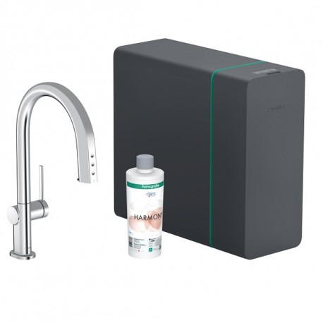 HANSGROHE Aqittura batéria drezová SodaSytem 210 1jet sBox chróm 76836000