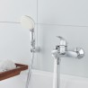 Grohe Tempesta 100 vaňový set 2-prúdový s držiakom a hadicou 1,25m chróm 26164001