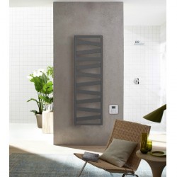 ZEHNDER Kazeane radiátor pre elektrickú prevádzku s tyčou RACY-C 1686 x 600 mm Anthracite RK-170-060/GD-0346