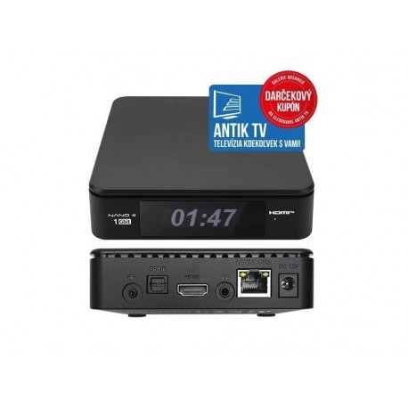 TV box ANTIK Nano 4S OLED + Darček 6 mesiacov Antik TV Zadarmo!