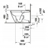 DURAVIT D-NEO kombi WC Rimless + nádržka + sedátko bez SoftClose biela 2002090000+0944000085+0021610000