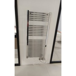 ZEHNDER Aura elektrický radiátor 1300 x 500 mm s vykurovacou tyčou 300W chróm, PBECZ-120-50/MQ - TOVAR S VIZUÁLNOU VADOU