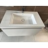 DURAVIT umývadlo + skrinka pod umývadlo 80x48 cm L-CUBE dekor Taupe + organizér do zásuvky - ROZBALENÝ TOVAR