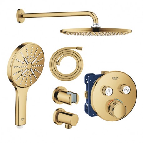 GROHE ESSENCE zostava s hlavovou sprchou a ruč sprch Cool Sunrise 456195