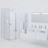 RAVAK Chrome ovládacie tlačidlo WC, chróm/biela X01455