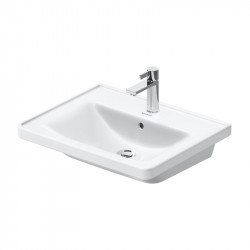 DURAVIT D-NEO umývadlo 60 x 48 cm s prepadom, s otvorom pre batériu biela 2367600000