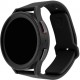 FIXED SET Silicone Sporty Strap s Quick Release 20mm smartwatch, čierny FIXSST2-20MM-BK