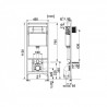 Villeroy & Boch predstenový modul ViConnect Pro S + WC misa SUBWAY 2.0 DirectFlush, CeramicPlus, sedátko Slim SoftClose, tlačít