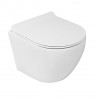 Villeroy & Boch predstenový modul ViConnect Pro S + WC misa SOGO Rim+, sedátko Slim SoftClose, tlačítko biele