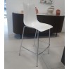 Scab ZEBRA ANTISHOCK barová stolička 2546 310 lesklá biela - ROZBALENÝ TOVAR - ROZBALENÝ TOVAR