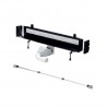 VIEGA ADVANTIX Vario - sprchový stenový štrbinový žľab nastaviteľný 30 -120cm + rošt matný nerez, Komplet 2v1.