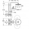 GROHE Tempesta System 250 sprchový systém s termostatom na stenu, chróm 26670001