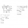 Villeroy & Boch ARCHITECTURA set skrinka s umývadlom 60 x 44,5 cm White Matt, 458505