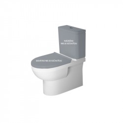 DURAVIT No.1 misa WC kombi stojaca 36,5 x 65 cm Rimless odpad Vario biela 2182090000