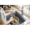 Hansgrohe ZESIS M33 drezová batéria 160 s vyťahovateľnou sprškou 2jet matná čierna 74801670