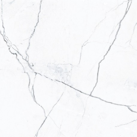 ECOCERAMIC ELEGANCE Marble 60 x 60 cm, dlažba, satén biela R9 Rekt.