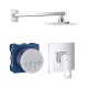 GROHE EUROCUBE Sprchový Set 3V1 podomietková batéria s hlavouvou sprchou, chróm 459937