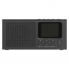 EMOS E0090 čierne prenosné rádio s Bluetooth FM/MP3/DAB/DAB+