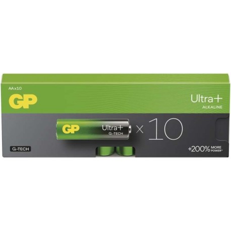 GP Ultra Plus, alkalická batéria LR06 (AA) 10ks