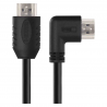EMOS HDMI 2.0 high speed kábel A vidlica – A vidlica 90° 3m