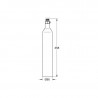 GROHE BLUE fľaša tlaková CO2 425 g (4ks) 40422000